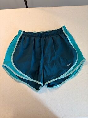 Nike Teal & Aqua Women's Athletic Shorts